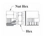 6GC09-12x12 Couplamatic Grip Crimp 6GC Series Coupling - JIC 37° - Female Swivel - 3/4" Hose ID - 1-1/16x12 Thread Size