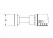 6GC60-12x12 Couplamatic Grip Crimp 6GC Series Coupling - Code 62 Split Flange - Straight - 3/4" Hose ID - 3/4" Flange Size