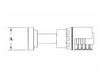 6GC80-12x12 Couplamatic Grip Crimp 6GC Series Coupling - Extra Heavy Duty Flange - Straight - 3/4" Hose ID - 3/4" Flange Size (for use on Caterpillar® Equipment)