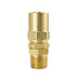 6P17MS ZSi-Foster Reusable Hose Fitting - Swivel Under Pressure Adapter - 1/2" ID x 15/16" OD - 1/2" MPT - Brass