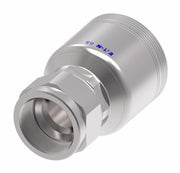 6SA20FJ20 Aeroquip by Danfoss | 6 Wire 6S Female JIC/37° Swivel (FJ) Crimp Fitting | -20 Female JIC/37° Swivel x -20 Hose Barb | Steel