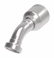 6S20CTA20 Aeroquip by Danfoss | 6 Wire 6S CAT Flange 45° Elbow (CTA) Crimp Fitting | -20 CAT Flange x -20 Hose Barb | Steel