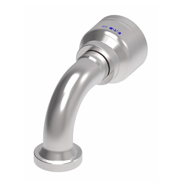 6S20FHB16 Aeroquip by Danfoss | 6 Wire 6S SAE Code 62 Flange 90° Elbow (FHB) Crimp Fitting | -20 Code 62 Flange x -16 Hose Barb | Steel