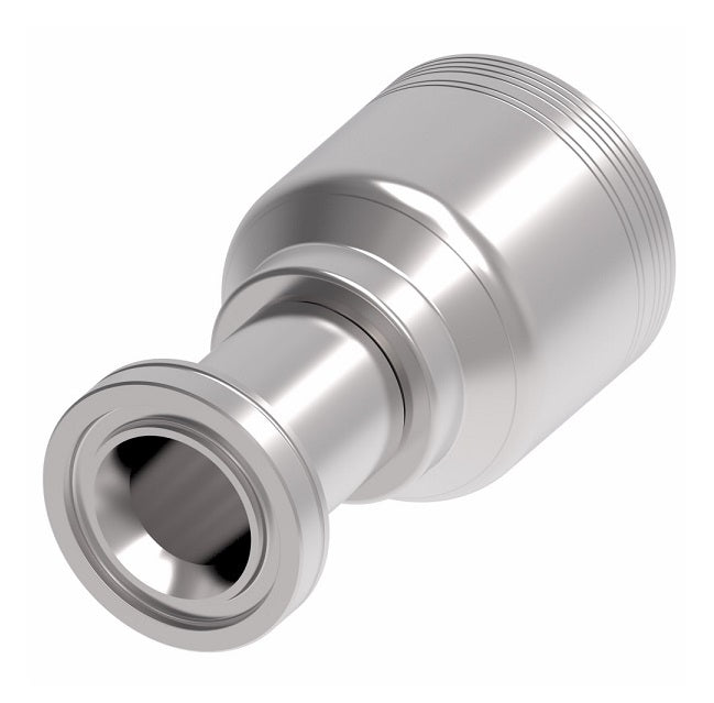 6S20FH20 Aeroquip by Danfoss | 6 Wire 6S SAE Code 62 Flange (FH) Crimp Fitting | -20 Code 62 Flange x -20 Hose Barb | Steel