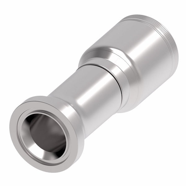 6S32FH24 Aeroquip by Danfoss | 6 Wire 6S SAE Code 62 Flange (FH) Crimp Fitting | -32 Code 62 Flange x -24 Hose Barb | Steel
