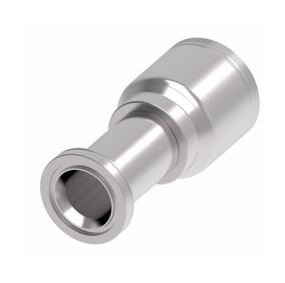 6S32FH32 Aeroquip by Danfoss | 6 Wire 6S SAE Code 62 Flange (FH) Crimp Fitting | -32 Code 62 Flange x -32 Hose Barb | Steel