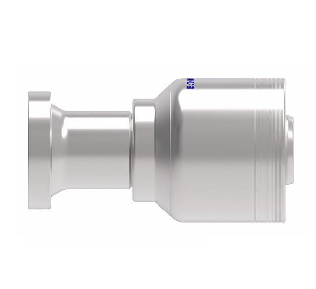 6S24FH20 Aeroquip by Danfoss | 6 Wire 6S SAE Code 62 Flange (FH) Crimp Fitting | -24 Code 62 Flange x -20 Hose Barb | Steel