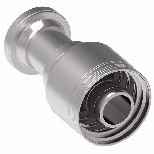 6S20FH20 Aeroquip by Danfoss | 6 Wire 6S SAE Code 62 Flange (FH) Crimp Fitting | -20 Code 62 Flange x -20 Hose Barb | Steel