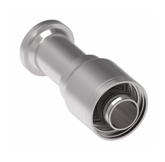 6S32FH32 Aeroquip by Danfoss | 6 Wire 6S SAE Code 62 Flange (FH) Crimp Fitting | -32 Code 62 Flange x -32 Hose Barb | Steel