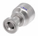 6S20FH16 Aeroquip by Danfoss | 6 Wire 6S SAE Code 62 Flange (FH) Crimp Fitting | -20 Code 62 Flange x -16 Hose Barb | Steel