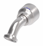 6S16FLA16 Aeroquip by Danfoss | 6 Wire 6S SAE Code 61 Flange 45° Elbow (FLA) Crimp Fitting | -16 Code 61 Flange x -16 Hose Barb | Steel