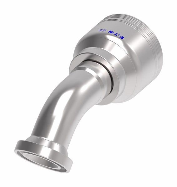 6S20FLA16 Aeroquip by Danfoss | 6 Wire 6S SAE Code 61 Flange 45° Elbow (FLA) Crimp Fitting | -20 Code 61 Flange x -16 Hose Barb | Steel