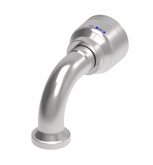 6S16FLB16 Aeroquip by Danfoss | 6 Wire 6S SAE Code 61 Flange 90° Elbow (FLB) Crimp Fitting | -16 Code 61 Flange x -16 Hose Barb | Steel