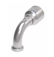 6S20FLB20 Aeroquip by Danfoss | 6 Wire 6S SAE Code 61 Flange 90° Elbow (FLB) Crimp Fitting | -20 Code 61 Flange x -20 Hose Barb | Steel