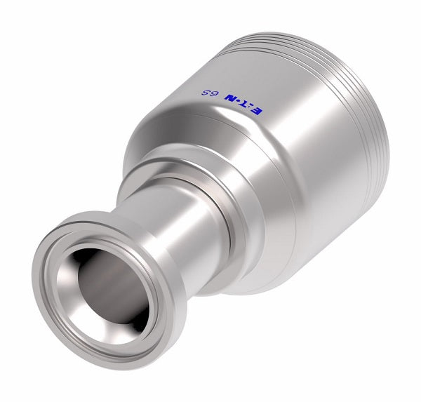 6S20FL20 Aeroquip by Danfoss | 6 Wire 6S SAE Code 61 Flange (FL) Crimp Fitting | -20 Code 61 Flange x -20 Hose Barb | Steel