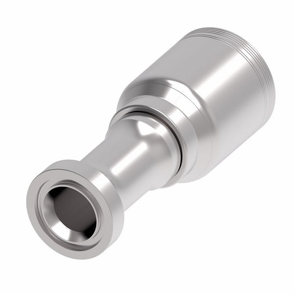 6S24FL24 Aeroquip by Danfoss | 6 Wire 6S SAE Code 61 Flange (FL) Crimp Fitting | -24 Code 61 Flange x -24 Hose Barb | Steel