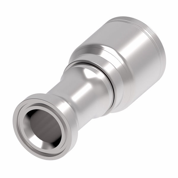 6S32FL32 Aeroquip by Danfoss | 6 Wire 6S SAE Code 61 Flange (FL) Crimp Fitting | -32 Code 61 Flange x -32 Hose Barb | Steel