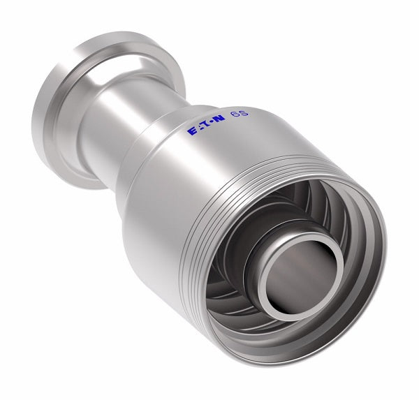 6S20FL20 Aeroquip by Danfoss | 6 Wire 6S SAE Code 61 Flange (FL) Crimp Fitting | -20 Code 61 Flange x -20 Hose Barb | Steel