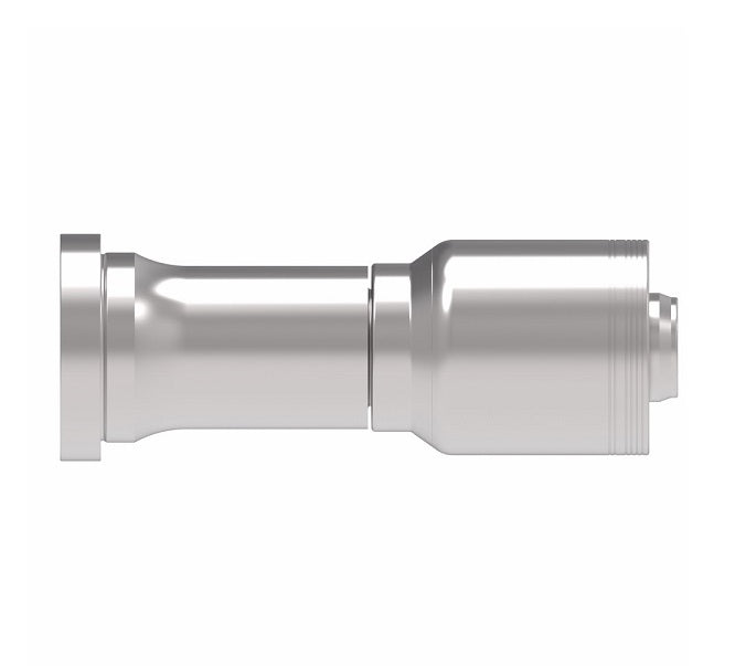 6S32FL24 Aeroquip by Danfoss | 6 Wire 6S SAE Code 61 Flange (FL) Crimp Fitting | -32 Code 61 Flange x -24 Hose Barb | Steel