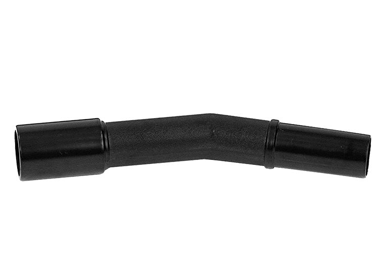 7023BK Flexaust Friction Fit Curved Wand | 1-1/4" | 10" Length | Plastic | Black | (32mm)