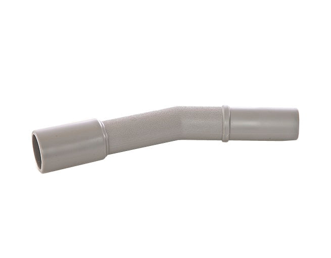 7023 Flexaust Friction Fit Curved Wand | 1-1/4" | 10" Length | Plastic | Gray | (32mm)