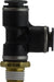 710404SC Midland DOT Push-In Fitting - Male Run Tee - 1/4" Tube OD x 1/4-18 Male NPT - Composite Body