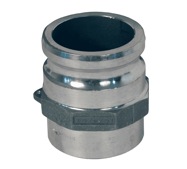 200AWBPSTAL Dixon 2" 356T6 Aluminum Adapter for Welding - Butt Weld to Schedule 40 Pipe / Socket Weld to Nominal OD Tubing - 2.015 Bore