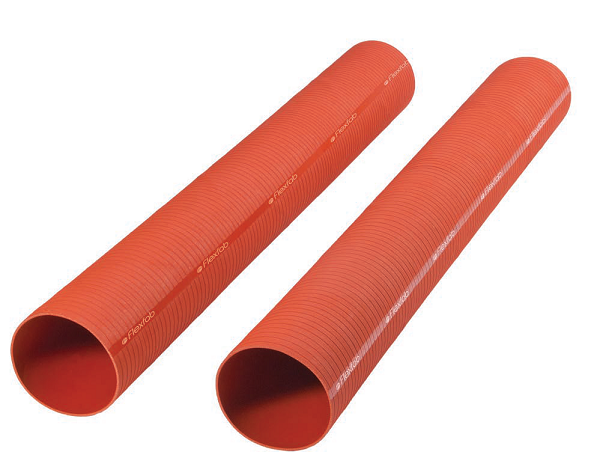 7701-400 FlexFab Series 7701 3-ply Fiberglass Reinforced Turbo Sleeve - 4.00" ID - 4.19" OD - 3ft