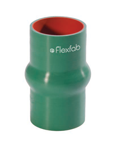 7730-0001 FlexFab 4- Ply Coolant Sleeve - 3.00" ID - 3.23" OD - Green - 6"