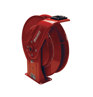 7600HP Dixon Reelcraft 7000 Series Steel Spring Driven Hose Reel - Hose Capacity: 50ft of 1/4" or 50ft of 3/8"