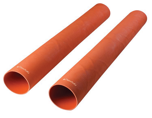 7851-500 FlexFab Series 7851 4-ply Meta-Aramid Reinforced Turbo Sleeve - 5.00" ID - 5.23" OD - 3ft