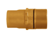 W8F8-B Dixon Valve 1" Brass 7800 Series Hydraulic Thread-to-Connect Plugs - 1"-11-1/2 NPT Thread (Old Part #: 79-800)