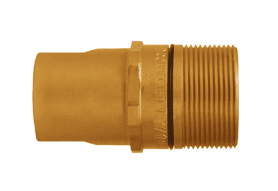 W12F12-B Dixon Valve 1-1/2" Brass 7800 Series Hydraulic Thread-to-Connect Plugs - 1-1/2"-11-1/2 NPT Thread (Old Part #: 79-1200)