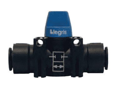 79106000 Legris 3/8" Nylon Composite Mini Ball Valve