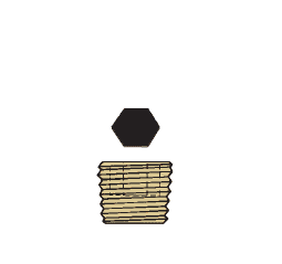 8030CSP-02 Adaptall Brass -02 BSPT Countersunk Plug