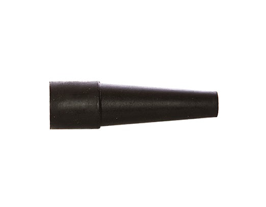 806 Flexaust 1-1/2" Friction Fit Bulk Pick-Up Nozzle | Neoprene Rubber | 6" Length | Black