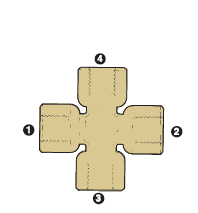 8097-02-02-02-02 Adaptall Brass -02 x -02 x -02 x -02 Female BSP Solid Cross