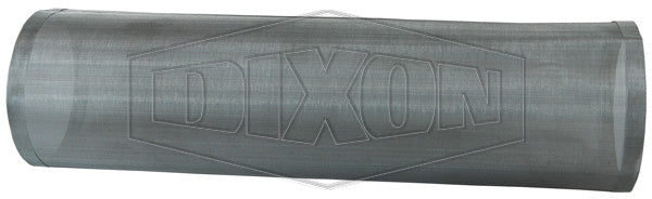 BS402-100-200 Dixon Valve Sanitary 316 Stainless Steel Wire Cloth Mesh Over Screen - 1" - 2" Size - Long - 381 Micron - 40 Mesh