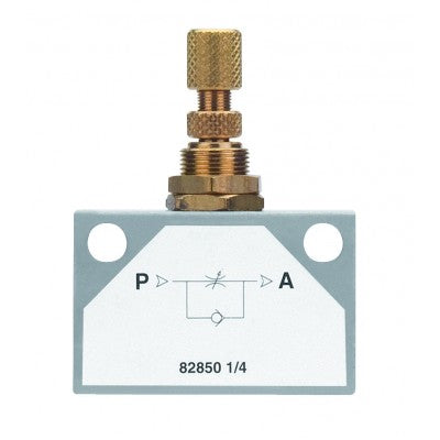 82850-02 AIGNEP | Functional (Flow Controls) Series | Inline Flow Control Valve | 1/8" Female NPTF