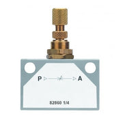 82860-02 AIGNEP | Functional (Flow Controls) Series | Inline Needle Valve | 1/8" Female NPTF
