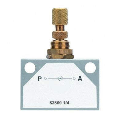 82860-02 AIGNEP | Functional (Flow Controls) Series | Inline Needle Valve | 1/8" Female NPTF