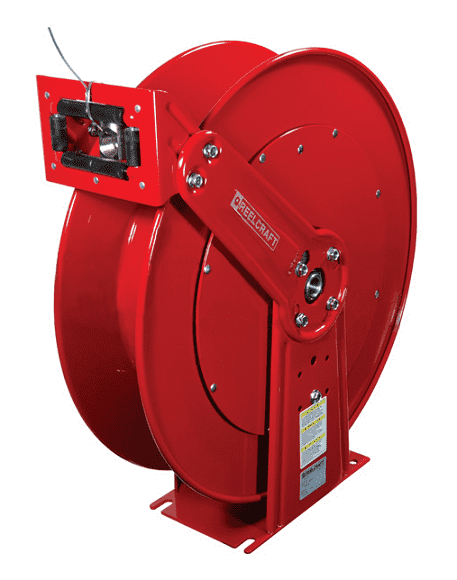 83000LP Dixon Reelcraft 80000 Series Steel Spring Driven Hose Reel - Hose Capacity: 50ft of 3/4" or 100ft of 1/2"