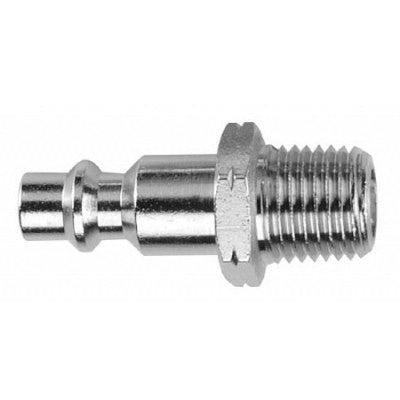 60221-04 AIGNEP | QC Series | Straight Hose Fitting w/ Barb | 1/4" Male NPTF