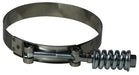 844525 (844-525) Midland Spring Loaded T-Bolt Hose Clamp - 3/4" Width - Clamp Range: 5.25" to 5.56" - 300 Stainless Steel Band / Zinc Plated Carbon Steel T-Bolt