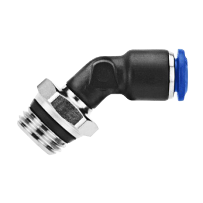 85170-06-08 AIGNEP | 85 Series | 45° Swivel Elbow | 3/8" Tube x 1/2" Swift-Fit Male | Pack of 10