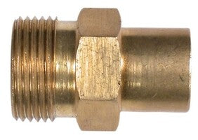 86005 (86-005) Midland Pressure Washer Fitting - M22 Thread x 1/4" Female NPT - 4000 PSI - Brass