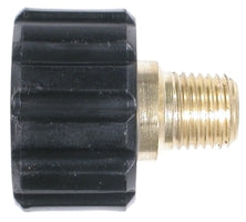 86012 (86-012) Midland Pressure Washer Fitting - M22 Thread Insulated Knob x 1/4" Male NPT - 4000 PSI - Brass