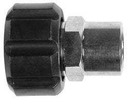 86017 (86-017) Midland Pressure Washer Fitting - M22 Thread Insulated Knob x 1/4" Female NPT - 4000 PSI - Steel