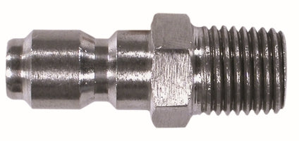 86040SS (86-040SS) Midland Quick Disconnect Male Plug - 1/4" Male NPT - 1/4" Body Size - 6000 PSI - Stainless Steel