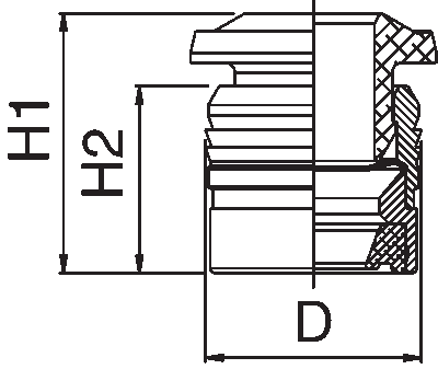 87800-02 by AIGNEP | 87 / 88 Series | Push-Fit Cartridge Insert | 1/8" Tube | Pack of 10